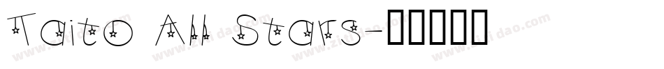 Taito All Stars字体转换